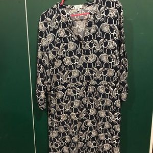 Sz Xl Navy&White elephant dress